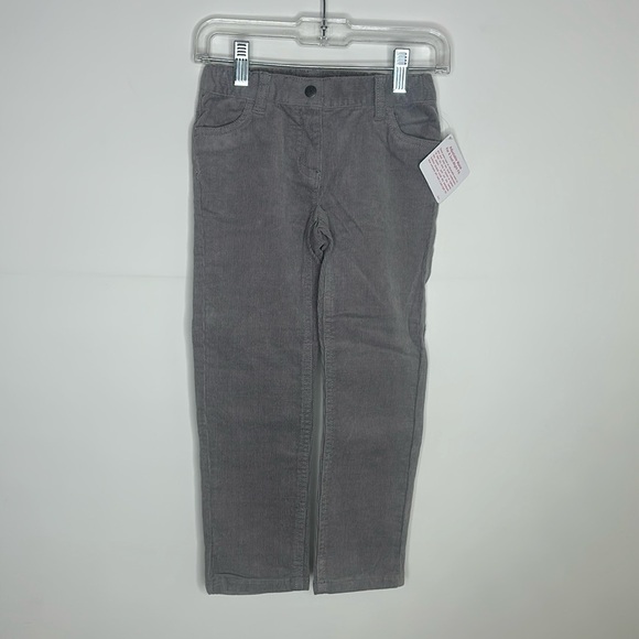 Hanna Andersson girls grey corduroy pants NWT size 5 - Picture 1 of 4